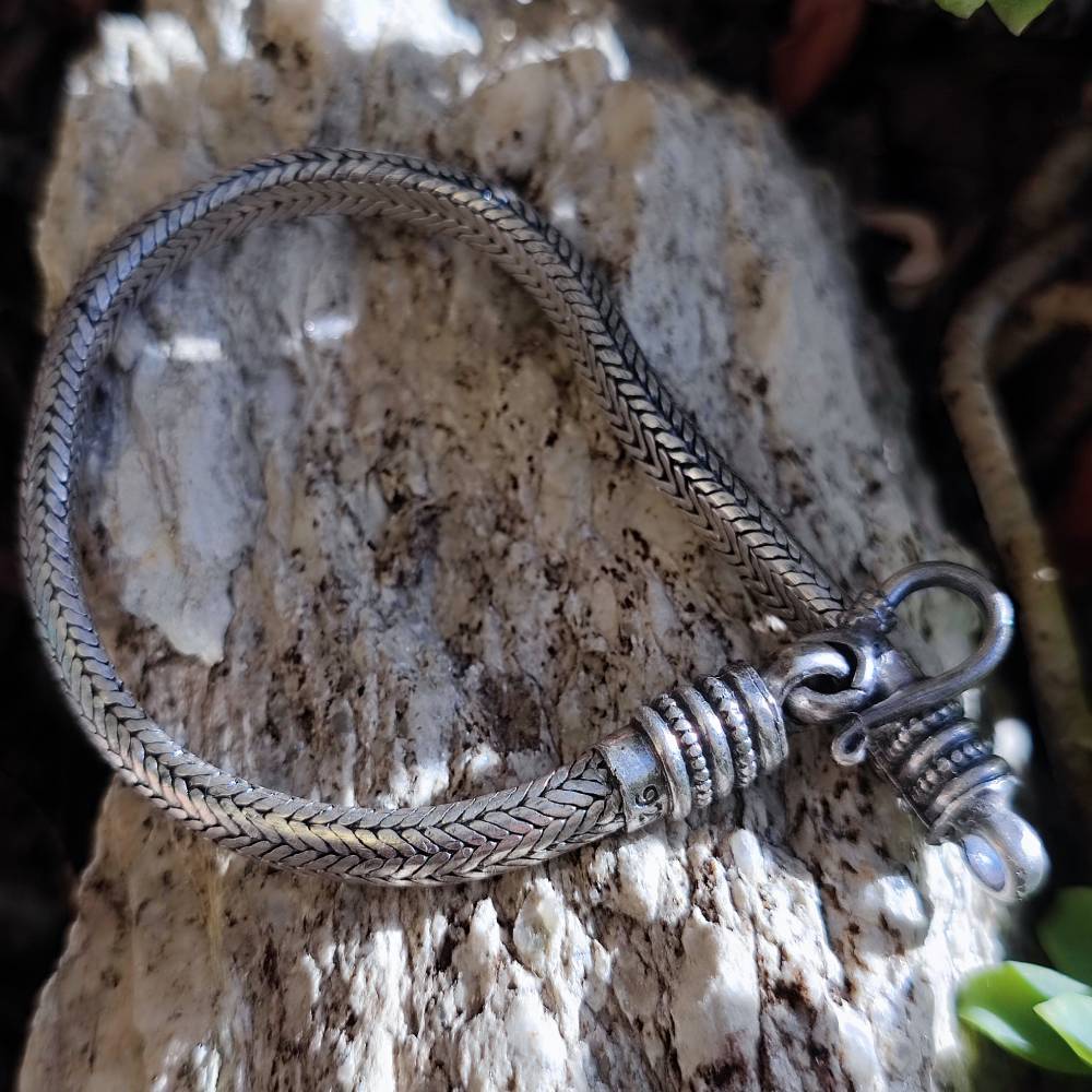 Bracciale Snake argento uomo e donna - FIROJAI - Image 4