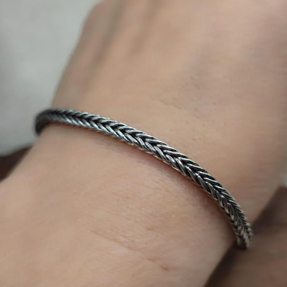 Bracciale snake in argento 925 unisex - MARG - Image 2