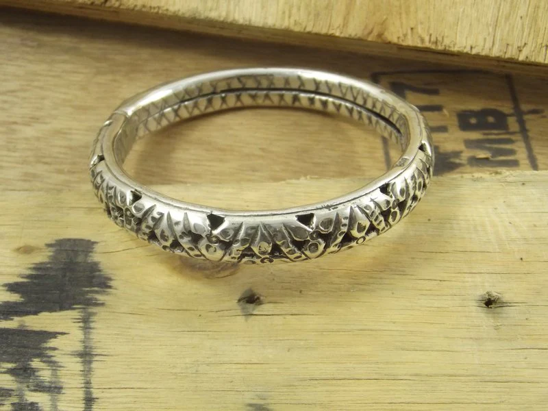 BRACCIALE TRAFORO argento ETNICO V - Image 4