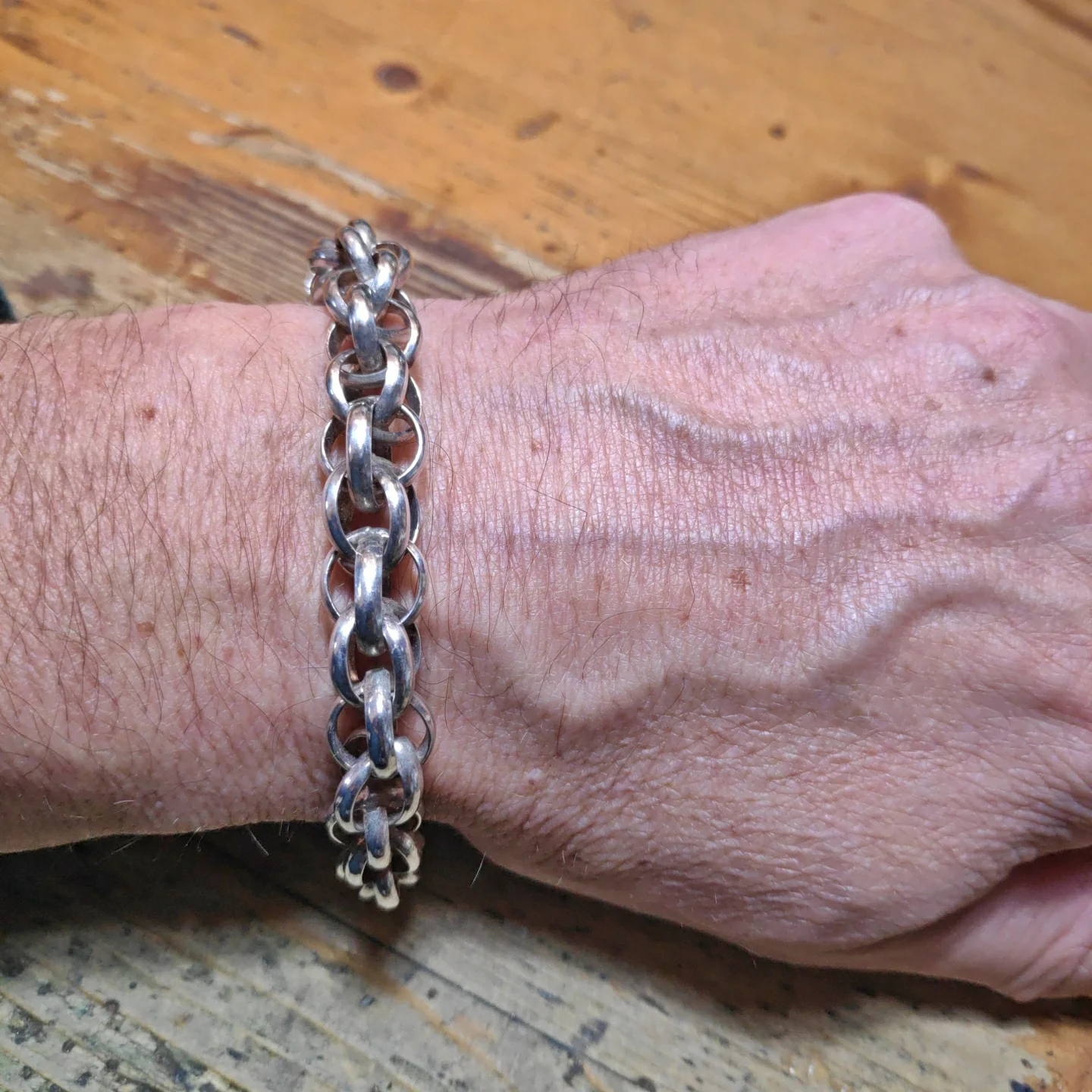 Bracciale uomo donna Snake argento - TANSEN - Image 3
