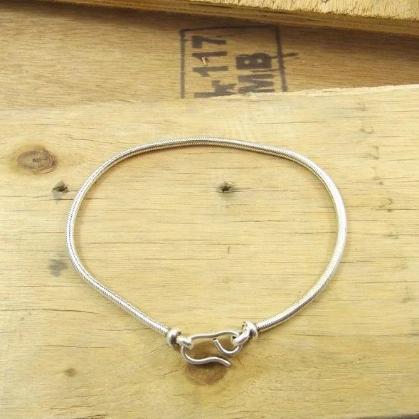 Bracciale uomo - donna Snake argento 20cm