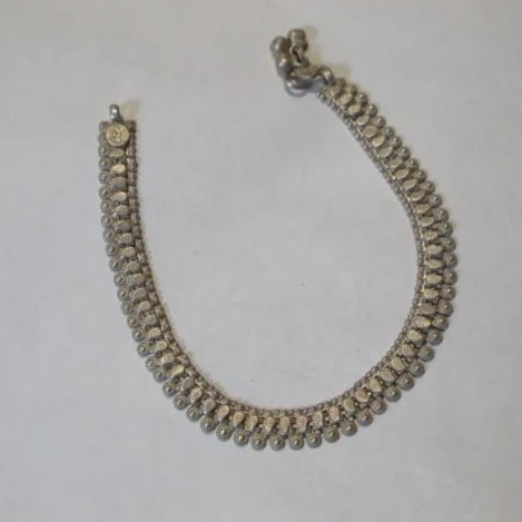 Cavigliera in argento 925 semi rigida - BALBUDI