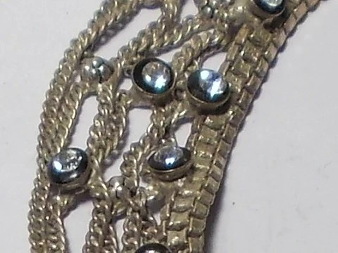 Cavigliera ETNICO /antico argento con anelli - Image 6