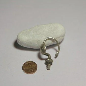Orecchino ETNICO argento decorato - KALA