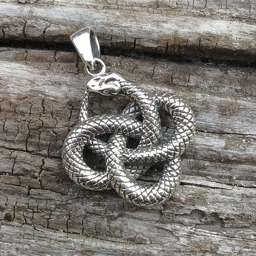 Ciondolo a SERPENTE in argento 925 - TAMIA - Image 3
