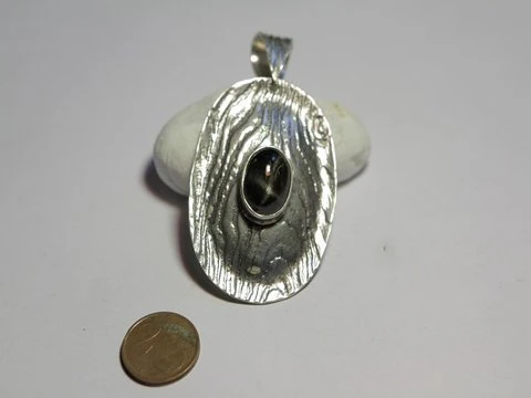 Ciondolo argento e BLACK STAR - Image 3