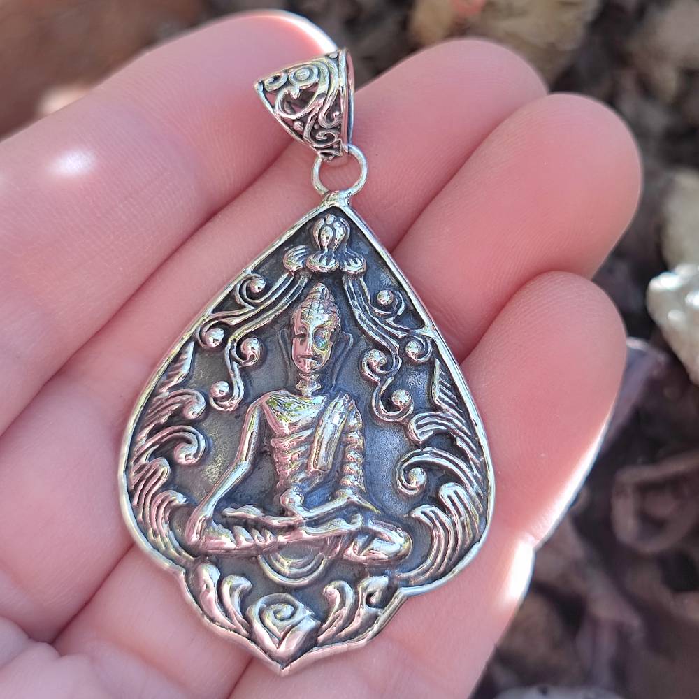 Ciondolo Buddha in argento 925 - HARSORE - Image 2