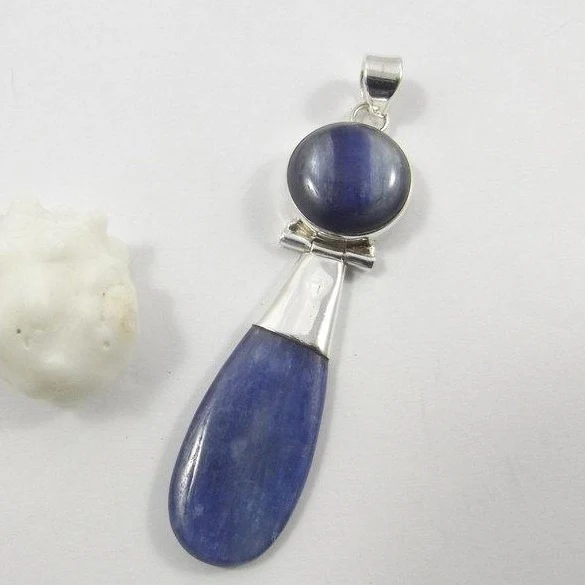 Ciondolo Cianite argento 925 - SITAPUR