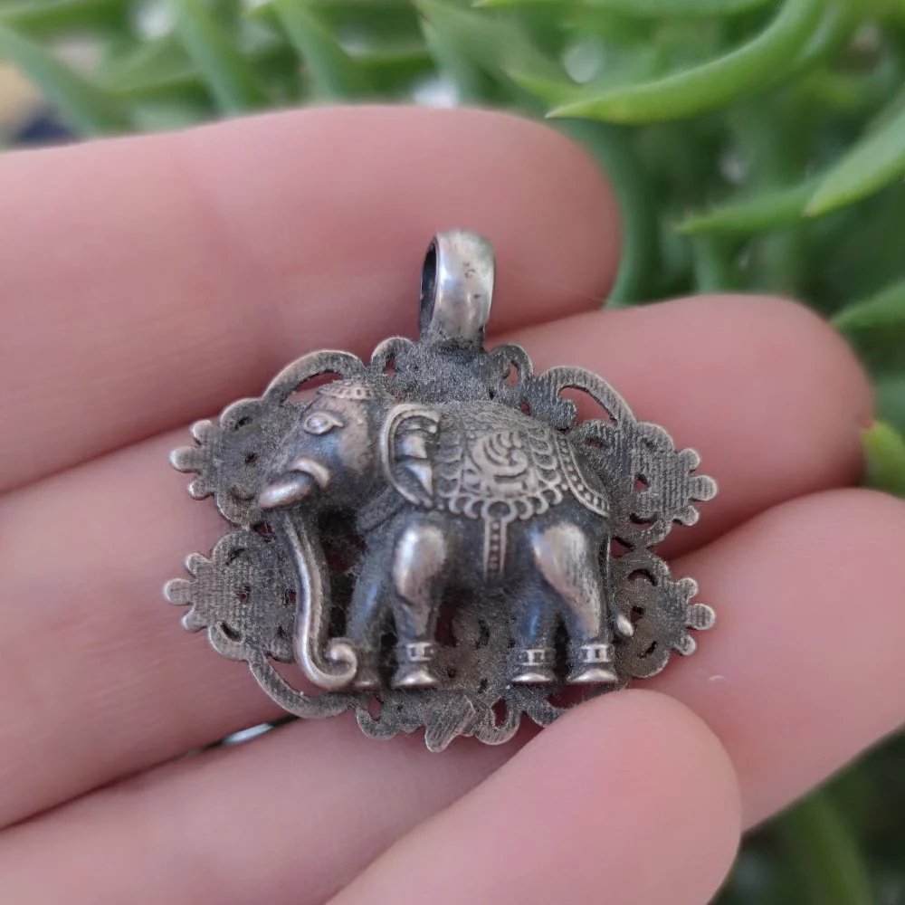 Ciondolo elefante in argento 925 - ODRARIPUR - Image 3