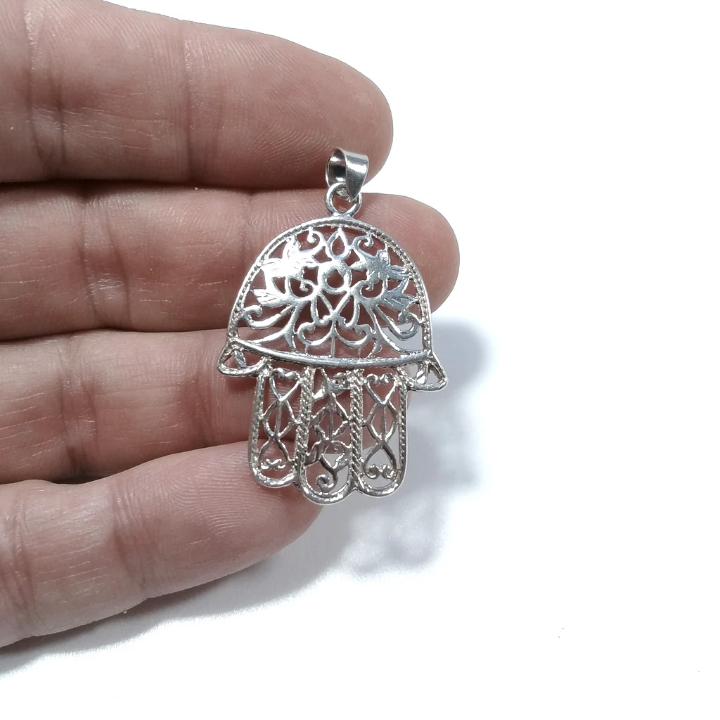 Ciondolo in argento 925 mano di Fatima - ANJAR - Image 5
