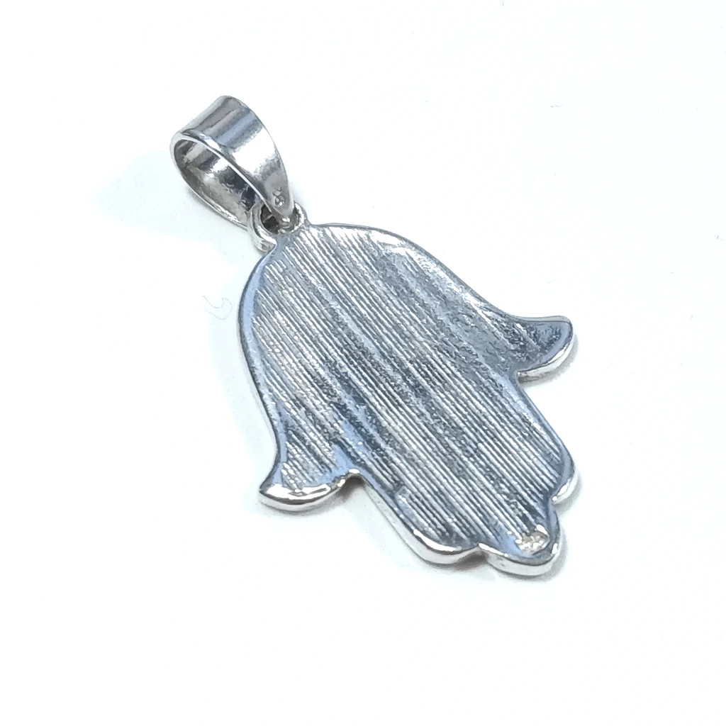 Ciondolo etnico in argento 925 mano di Fatima - ANSAR - Image 3