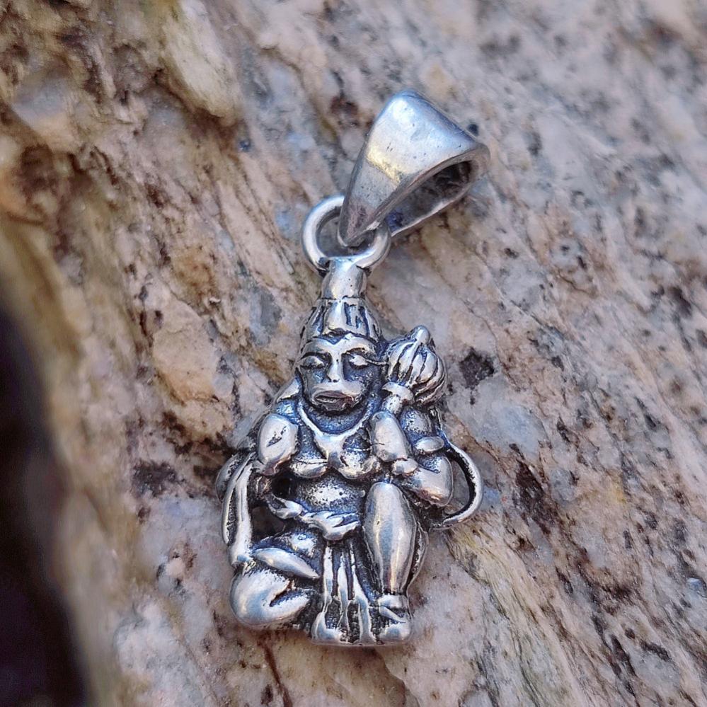 Ciondolo etnico in argento 925 Hanuman - CHAMALA - Image 3