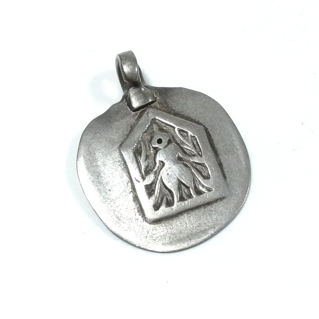 Ciondolo ETNICO in argento antico con SHIVA - Image 4