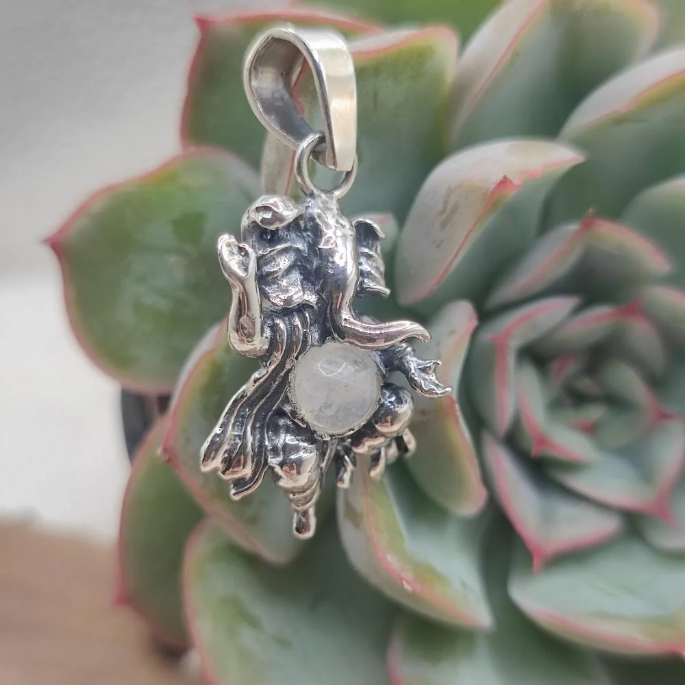 Ciondolo Ganesh con pietra in argento 925 - BAPINI - Image 13