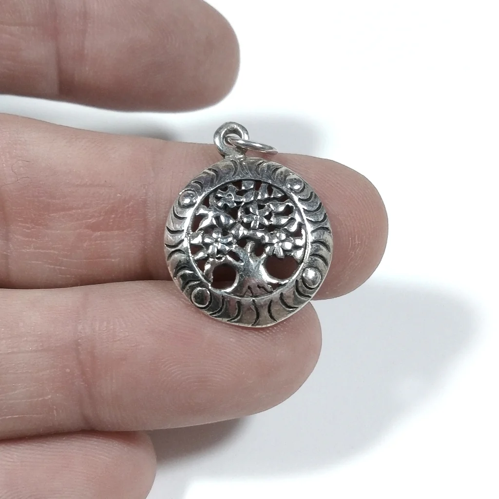 Ciondolo in argento 925 albero della vita - CHANDERI - Image 4