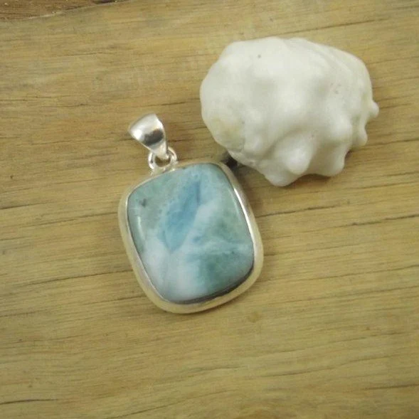 CIONDOLO larimar - argento 925 V