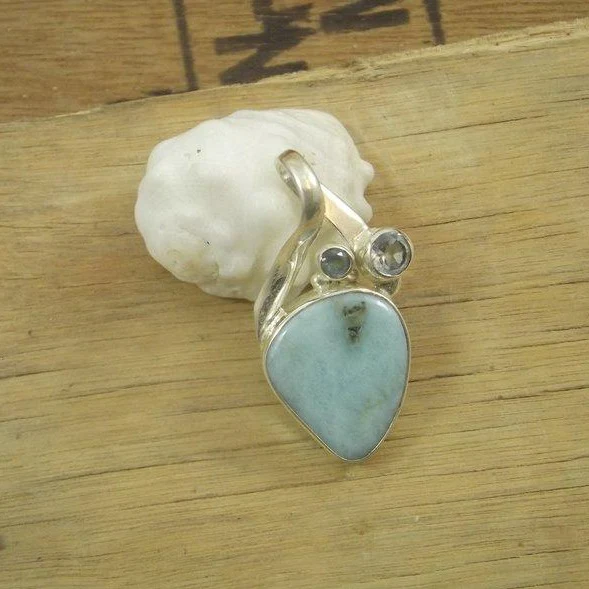 CIONDOLO larimar - argento 925 VII