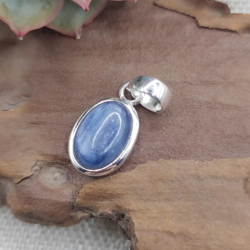 Ciondolo ovale in argento 925 amazzonite - SIDDIPET - Image 8