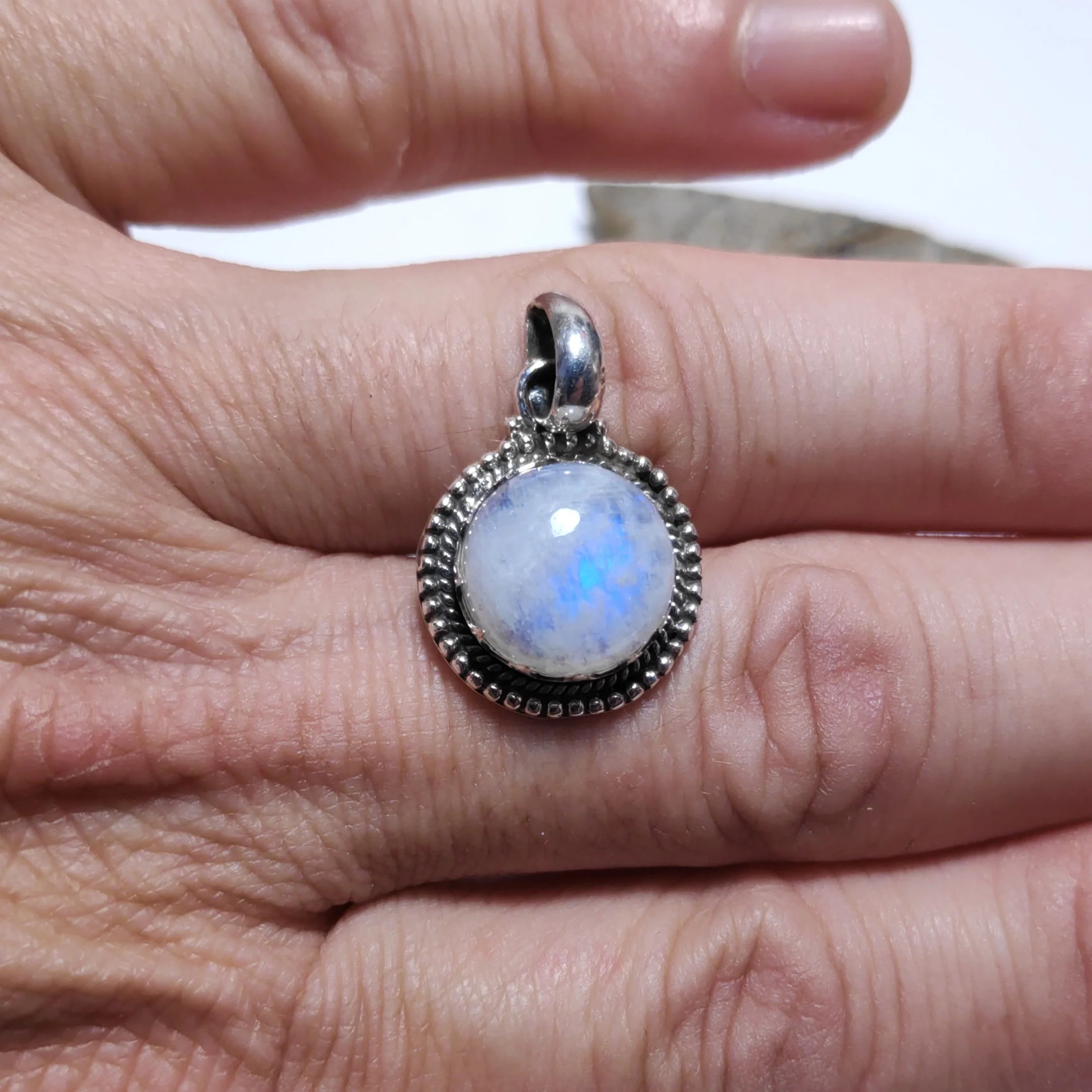 CIONDOLO pietra di luna - argento 925 VIIi - Image 4