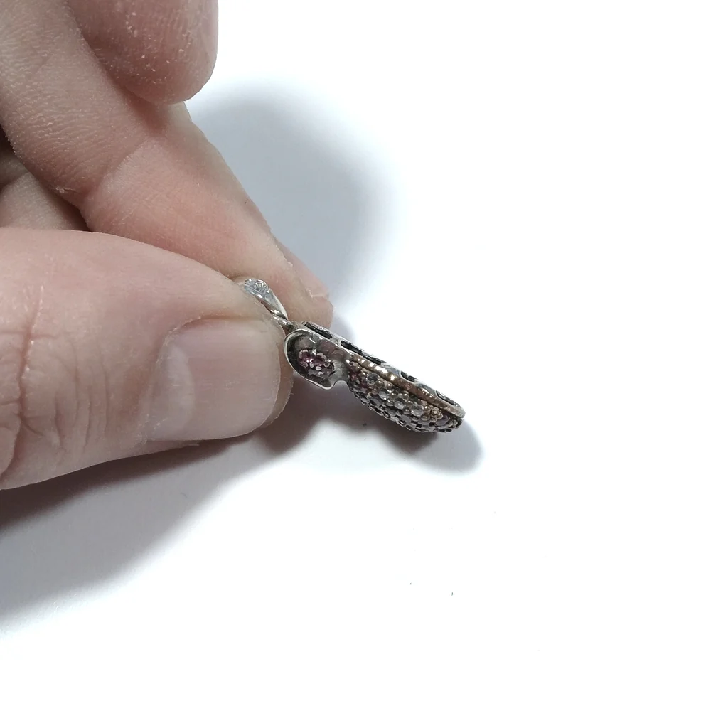 CIONDOLO PIETRA | in argento 925 con Tormalina rosa - Image 6