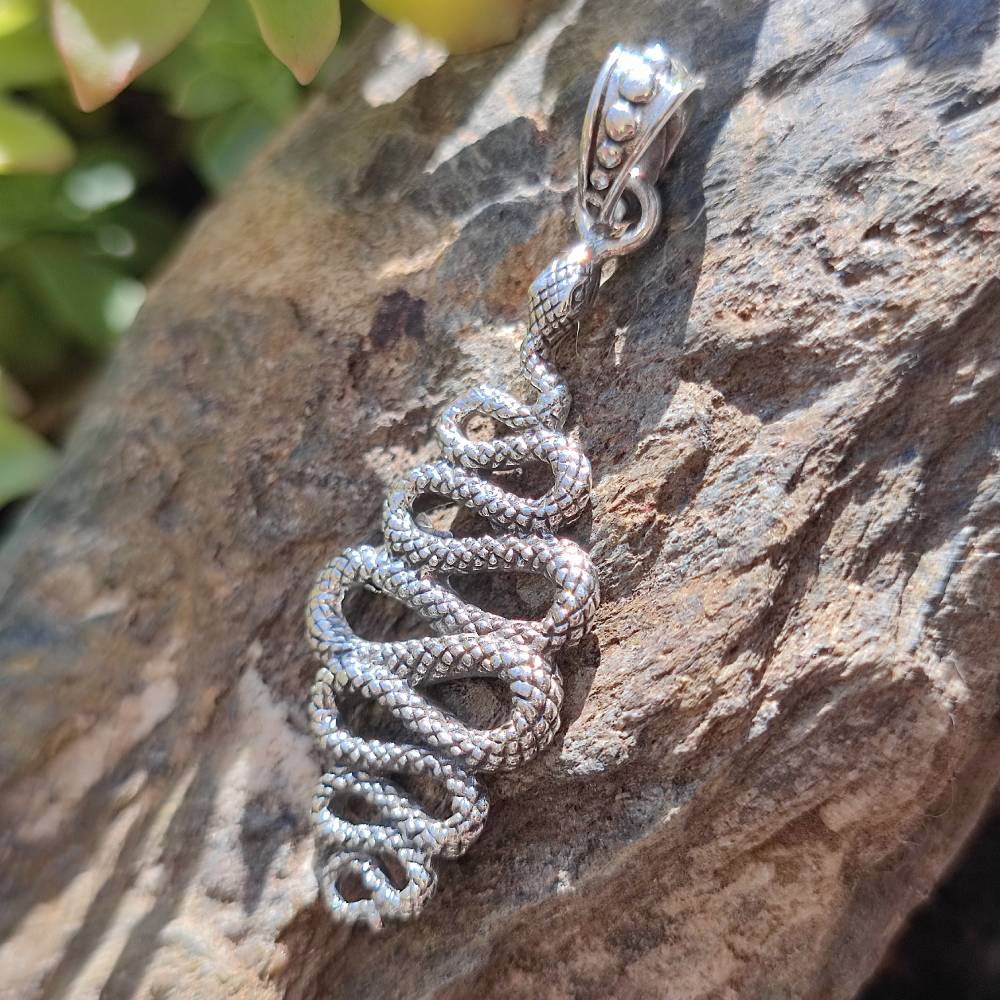 Ciondolo serpente in argento 925 - AHORE - Image 2
