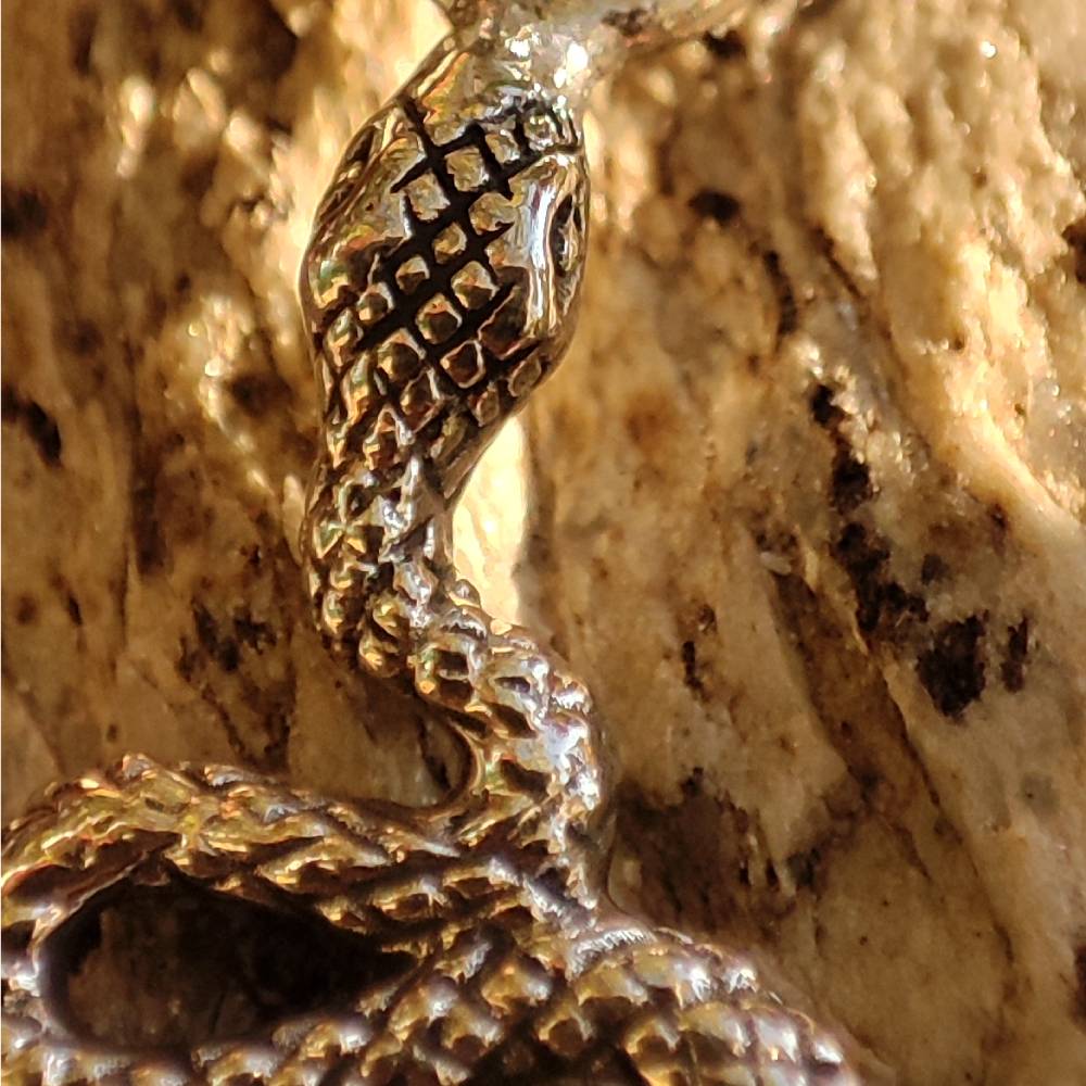Ciondolo serpente in argento 925 - AHORE - Image 3