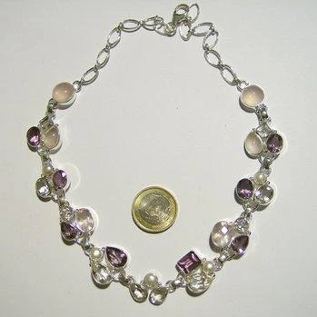 COLLANA AMETISTA argento - Image 2