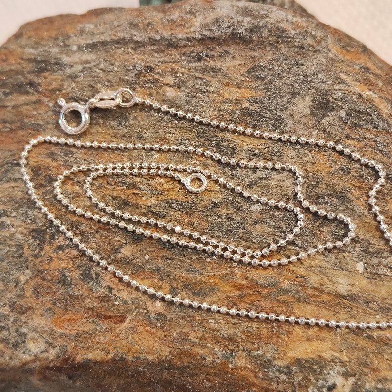 COLLANA con palline in argento 925 morbida fine - TIFFANY - Image 3