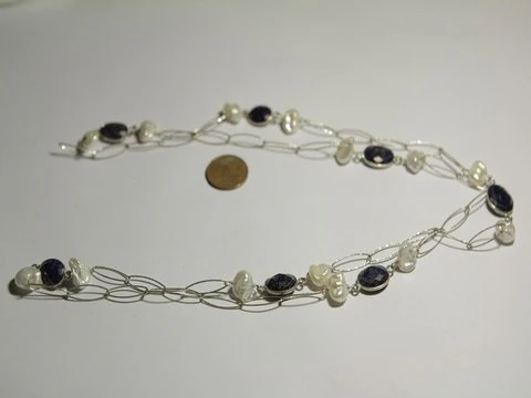 Collana argento con pietre dure - Image 2