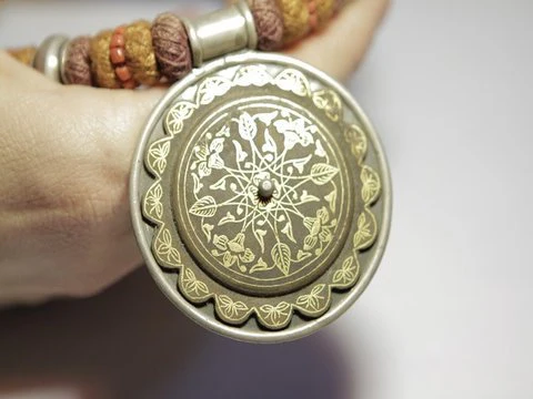 Collana ETNICA argento e Acciaio DAMAScO - Image 3