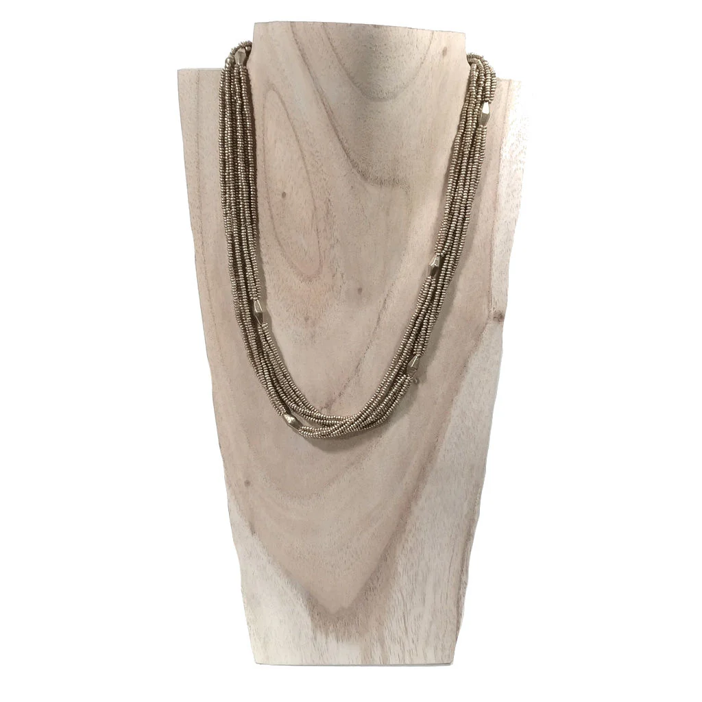 Collana lunga artigianale in ottone Collana ETNICA | COLLANE IN OTTONE - Image 10