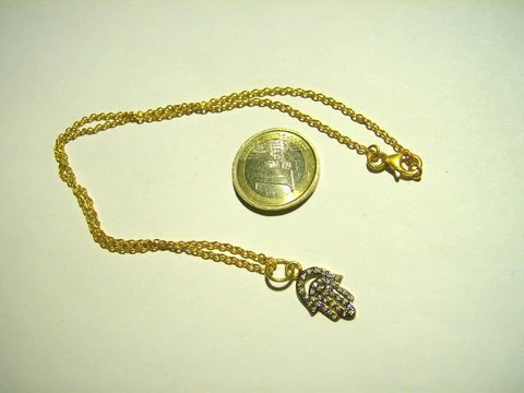 COLLANA Mano di Fatima - Zircone - Image 3