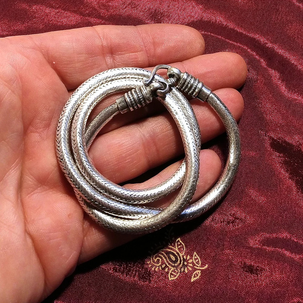 COLLANA SNAKE argento 925 47 cm - ISHAAN