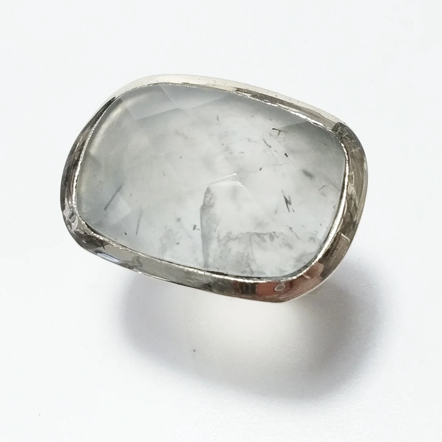ANELLO artigianale in ottone con Labradorite - Image 7
