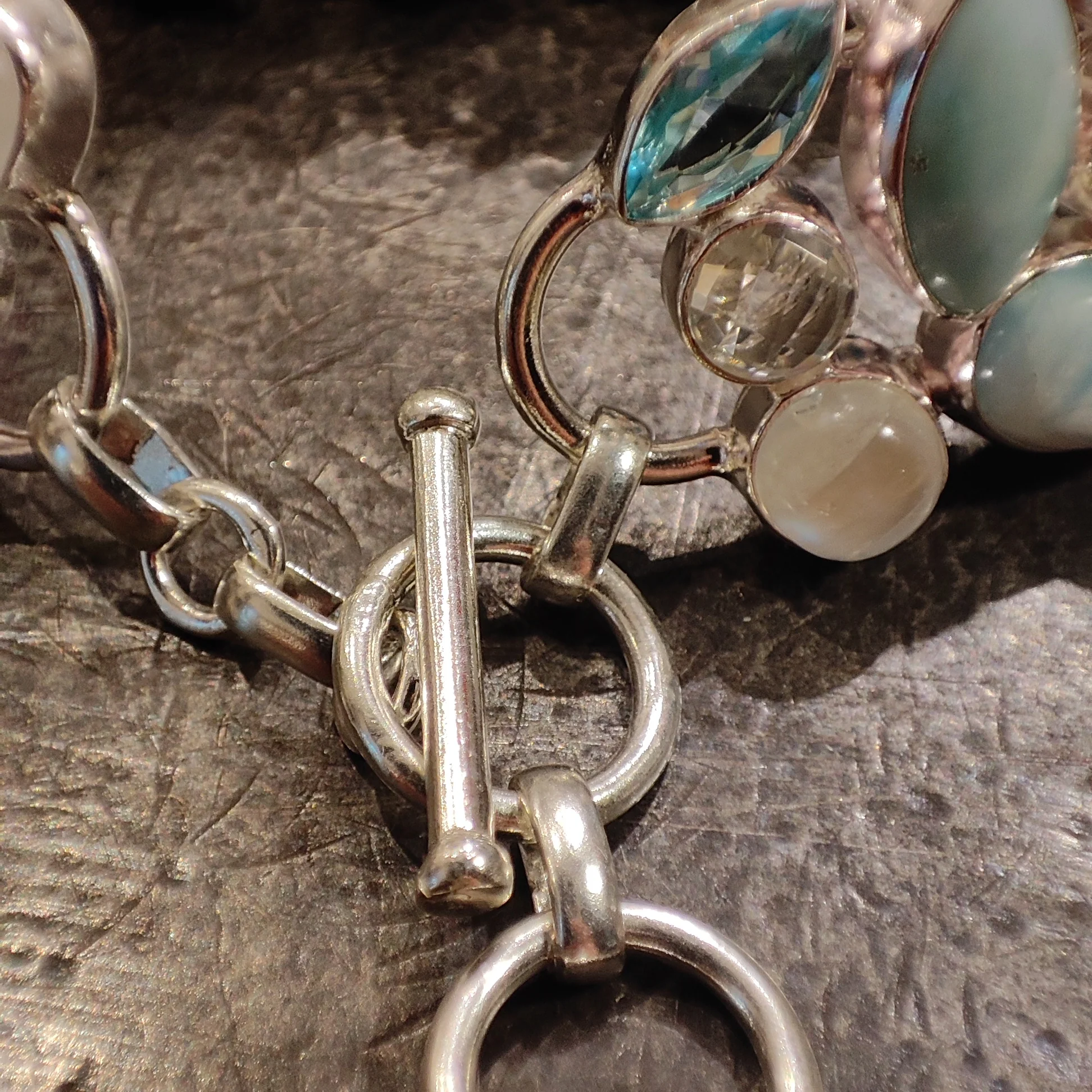 Bracciale con LARIMAR in argento 925 - LARA - Image 4