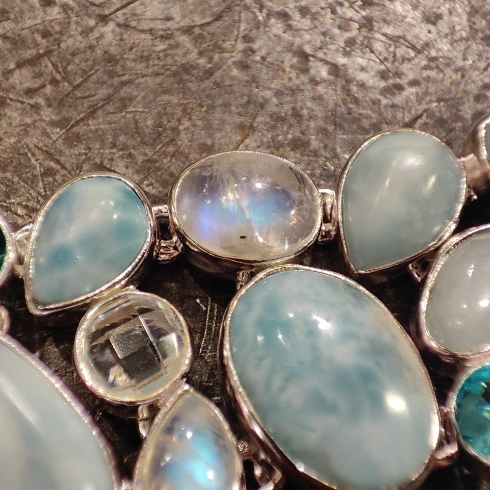 Bracciale con LARIMAR in argento 925 - LARA - Image 6
