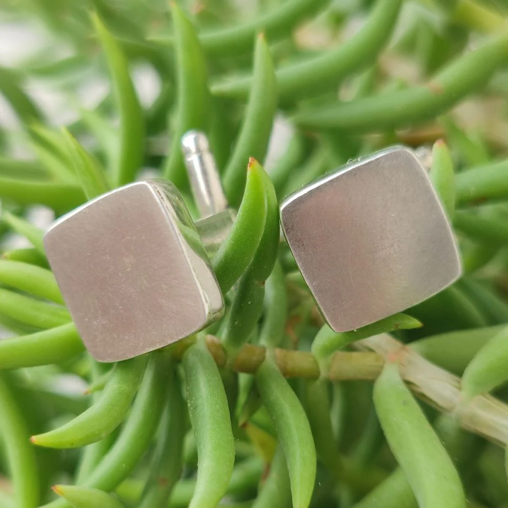 GEMELLI in argento 925 quadrati - THOMAS - Image 3