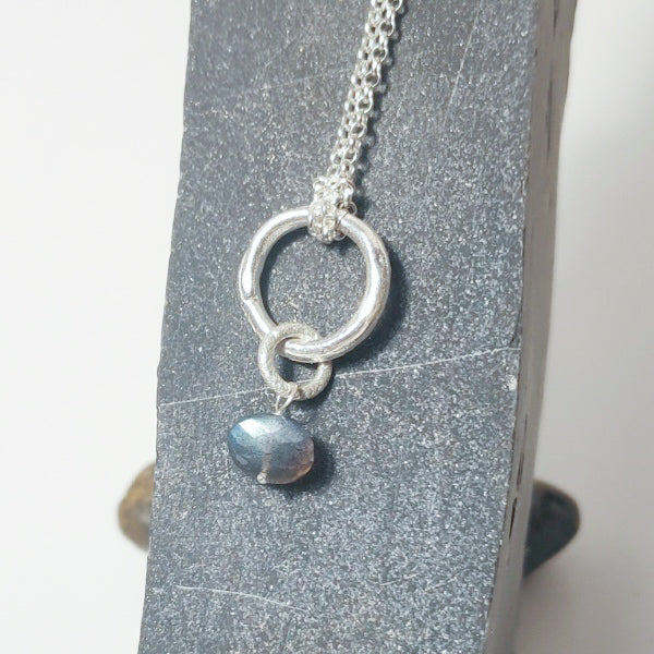 La Collana con pietra - il cerchio della vita - Collana | GIOIELLI IN ARGENTO - Image 6