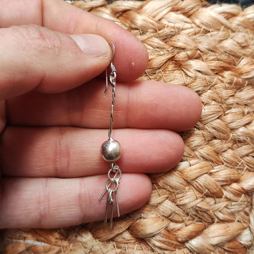 Orecchini con sfera argento - LILLIT - Image 3