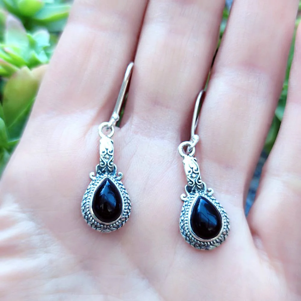 ORECCHINI con pietra in argento 925 - FULMAL - Image 12