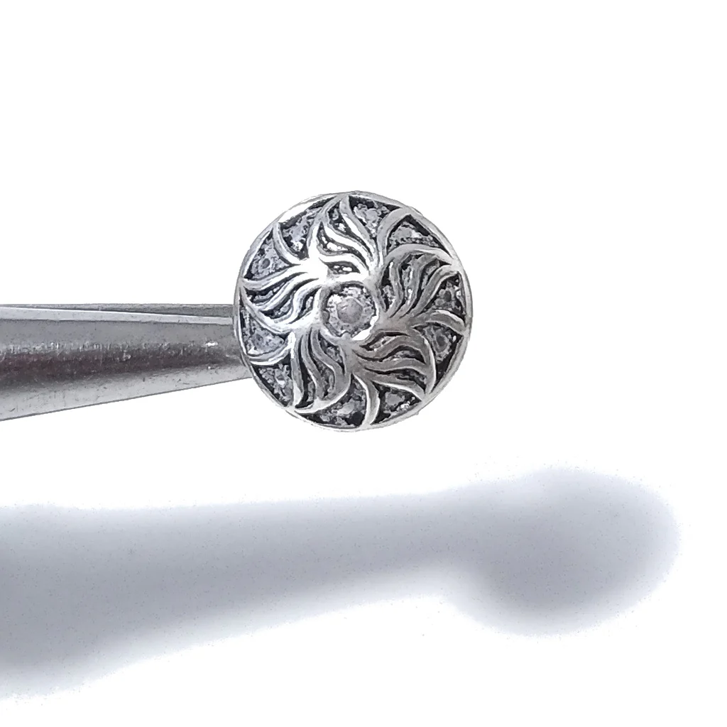 ORECCHINI da naso PORTO CERVO | etnici con Spirale | Argento 925 | Piercing BOHO