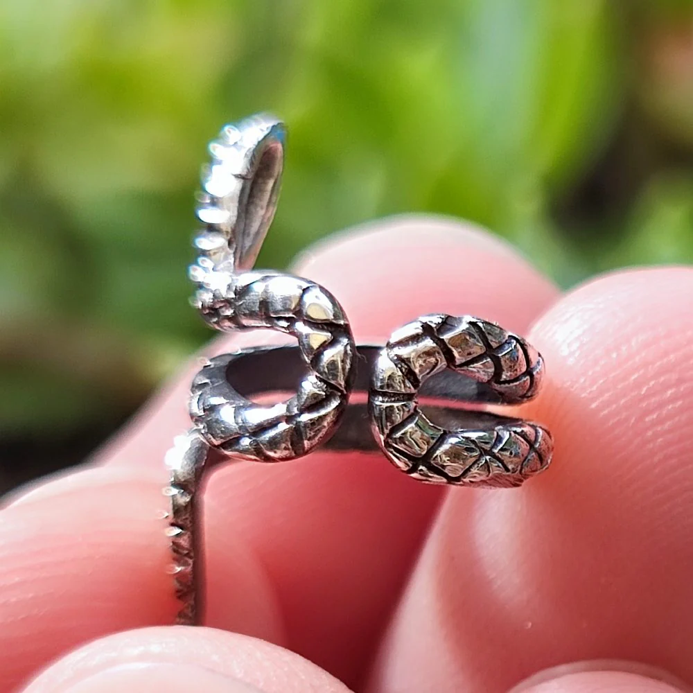 ORECCHINI ear cuff in argento 925 serpenti - SNAKE - Image 5