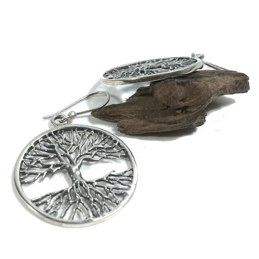 ORECCHINI etnici in argento 925 ALBERO DELLA VITA | ORECCHINI in argento - Image 3