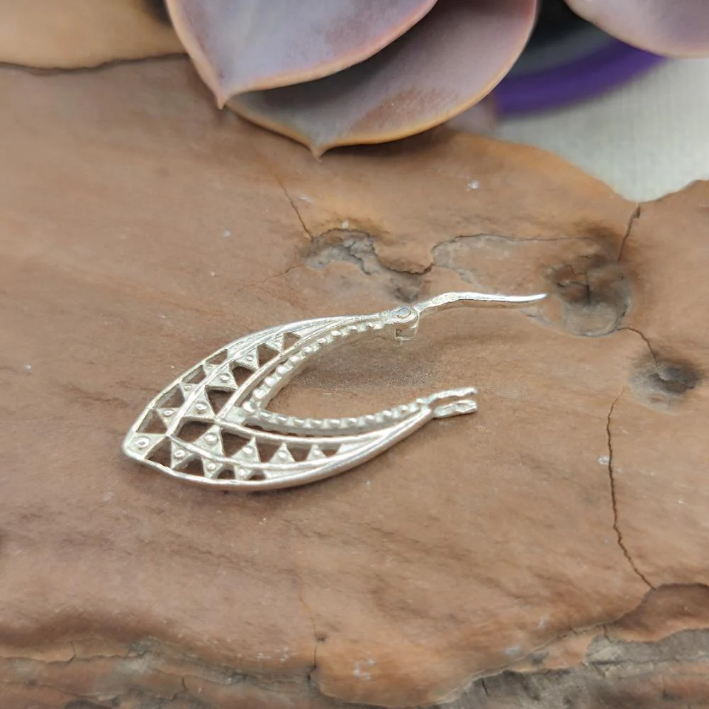 ORECCHINI etnici in argento 925 - CHANDRA - Image 4