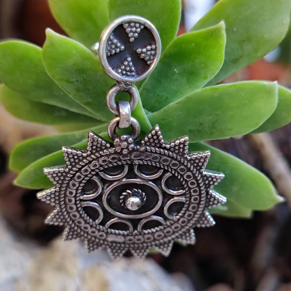 ORECCHINI etnici in argento 925 - KHORA - Image 3