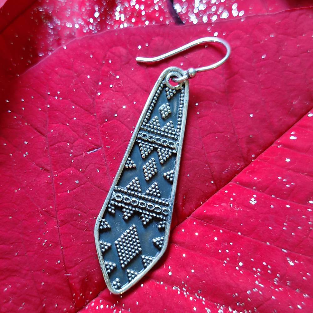 ORECCHINI etnici in argento 925 - RELATHU - Image 2
