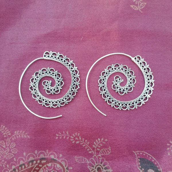 Orecchini etnici in ottone - MEHAR - Image 3