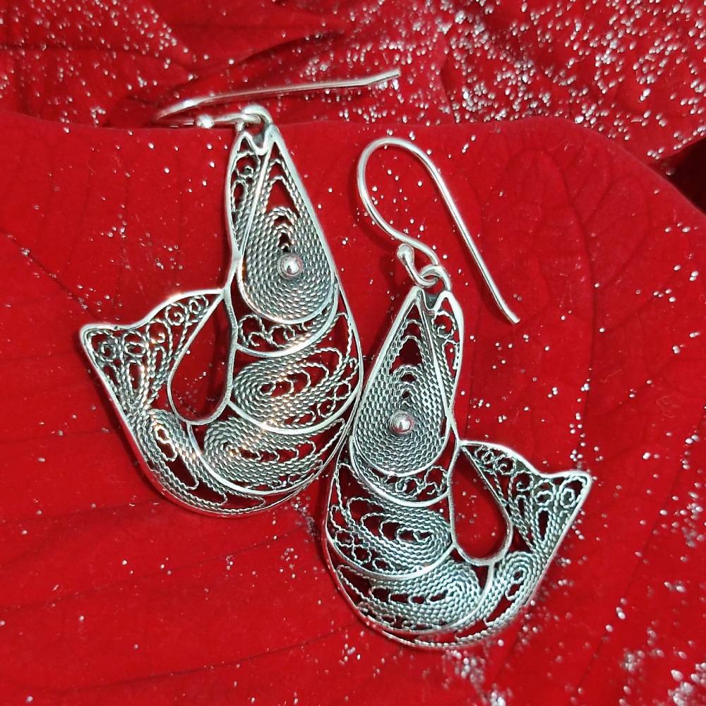 ORECCHINI in argento 925 carpa KOI - DJARBI - Image 2