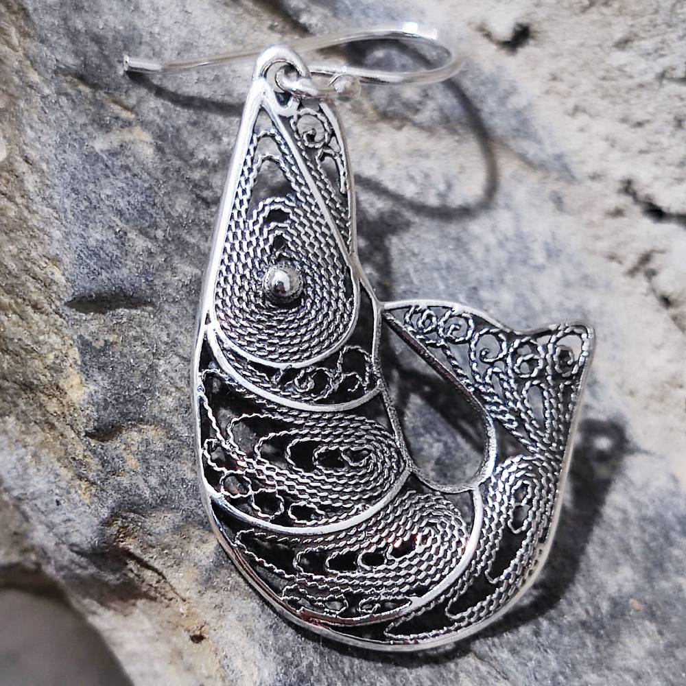 ORECCHINI in argento 925 carpa KOI - DJARBI - Image 3