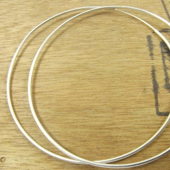 ORECCHINI in argento 925 cerchio - AMINA